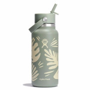 Thermoflasche Hydro Flask Wide Flex Straw Cap 32 oz hellgrün/dunkelgrün botanical