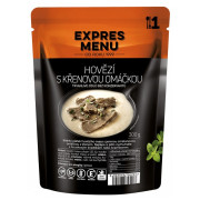Fertigessen Expres menu Rindfleisch mit Meerrettichsauce