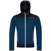 Herren Funktions-Sweatshirt Ortovox Fleece Light Hoody M blau/schwarz Deep Ocean