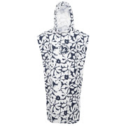 Poncho Regatta Adult Towel Robe weiß Nvy/WhtLFlrl
