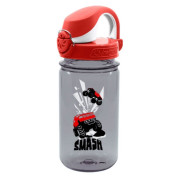 Kindertrinkflasche Nalgene OTF Kids 12oz 350 ml grau/rot GraySmash