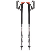 Trekkingstöcke Leki Sherpa XTG AS rot BlackWhiteFluorescentRed