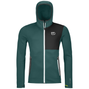 Herren-Sweatshirt Ortovox Fleece Hoody M dunkelgrün Dark Pacific