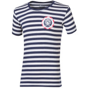 Kinder-T-Shirt Progress Pirat blau/weiß