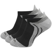 Socken MOOA Bamboo Active Low 3-pack grau Grey/Grey