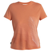 Damen-Funktionsshirt Icebreaker Women Merino Core SS Tee Plume orange Ember