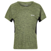 Kinder-T-Shirt Regatta Takson III grün BriKiwi/Blk