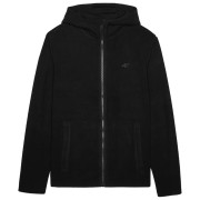 Herren-Sweatshirt 4F Fleece M290 schwarz DEEP BLACK