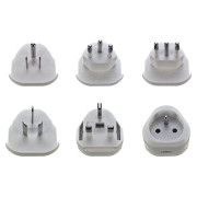 Adapter Solight Reiseset aus Wechselgabeln für die ganze Welt