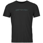 Herren-T-Shirt Ortovox 150 Cool Brand T-shirt schwarz Black Raven