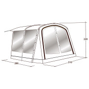 Zelterweiterung Outwell Universal Awning Size 2