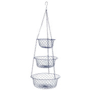 Organizer Bo-Camp Hanging baskets 3-level blau metal blue