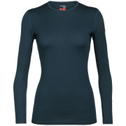 Damen-T-Shirt Icebreaker W's 260 Tech LS Crewe blau Nightfall