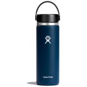 Thermoflasche Hydro Flask Wide Mouth 20 oz blau/weiß indigo