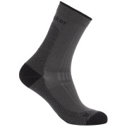 Damensocken Icebreaker W Mer Hike+ Ultralight Quarter grau OBSIDIAN/BLACK