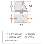 Anbau fürs Vorzelt Vango Tall Annex Elements ProShield - Balletto & Tuscany