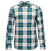 Herrenhemd Black Diamond M Project Twill Ls Shirt grün/weiß Raging Sea-Henna (9651)