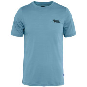 Herren-T-Shirt Fjällräven Abisko Wool Logo SS M blau Dawn Blue