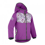 Kinder-Softshell-Jacke Unuo Fleece Basic lila