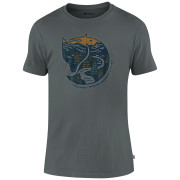 Herren-T-Shirt Fjällräven Arctic Fox T-shirt M blau/grau 42_Grey, Blue