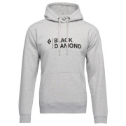 Herren-Sweatshirt Black Diamond M Mini Stacked Po Hoody grau Nickel Heather (1014)