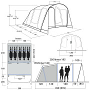 Aufblaszelt Outwell Sunhill 5 Air