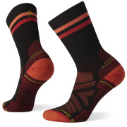 Damensocken Smartwool W Performance Hike Lght Cshn Tb Strp Crw schwarz/rot Black