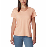 Damen-T-Shirt Columbia Sun Trek™ SS Tee orange Apricot Fizz Heather