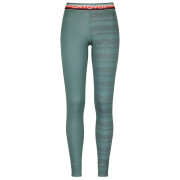 Damen-Funktionsunterhose Ortovox 185 Rock'N'Wool Long Pants W grau arctic grey