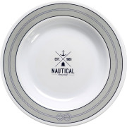 Teller Brunner Deep plate white grau/weiß