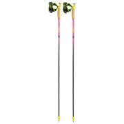 Trail Running Stöcke Leki Ultratrail FX.One Superlite rosa/rot neonpink-neonyellow-naturalcarbon
