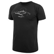 Herren-Funktionsshirt Sensor Coolmax Tech Mountains schwarz Black