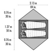 Ultraleichtes Zelt MSR Hubba Hubba NX