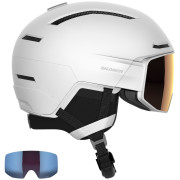 Skihelm Salomon Driver Prime Sigma Plus weiß White