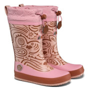 Kinderstiefel Affenzahn Rainboot Vegan Puddly Deer rosa Deer