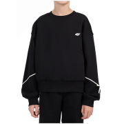 Kinder-Sweatshirt 4F Sweatshirt F2696 Deep Black schwarz Deep Black