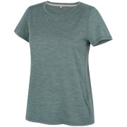 Damen-T-Shirt MOOA Merino Lyolite Horizon 150 Comfy blau dusty teal