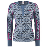 Damen-Funktionsshirt Kari Traa Else Long Sleeve Baselayer blau sail