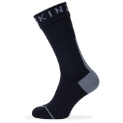 Wasserdichte Socken SealSkinz Briston 2023 schwarz/grau black/grey