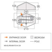 Wanderzelt Vango Apex Compact 200