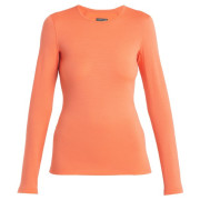 Damen-T-Shirt Icebreaker W's 200 Oasis LS Crewe orange Tang