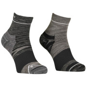 Herrensocken Ortovox Alpine Quarter Socks M schwarz/grau black raven