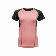 Damen-Funktionsshirt Devold Running Merino 130 T-Shirt Wmn rosa/rot APRICOT