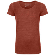 Damen-Funktionsshirt Ortovox W's 150 Cool Mountain Face TS orange ClayOrangeBlend