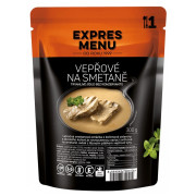 Nahrung Hauptspeise Expres menu Schweinefleisch in Sahne 300 g
