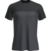 Herren-Funktionsshirt Icebreaker Men Merino 125 Cool-Lite™ Sphere III SS Tee Colour Block grau/schwarz Graphite Heather/Black/Cb