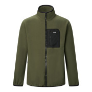 Herren Funktions-Sweatshirt Regatta Frankie Full Zip Fleece khaki DarkKhak/Blk