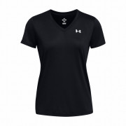 Damen-Funktionsshirt Under Armour Tech SSV - Solid schwarz Black/White