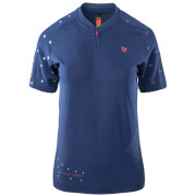 Damen-Radtrikot Radvik Delta LDS blau Medieval Blue/Azalea