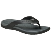 Herren Flip-Flops Crocs Coast Flip schwarz/grau Black/Slate Grey